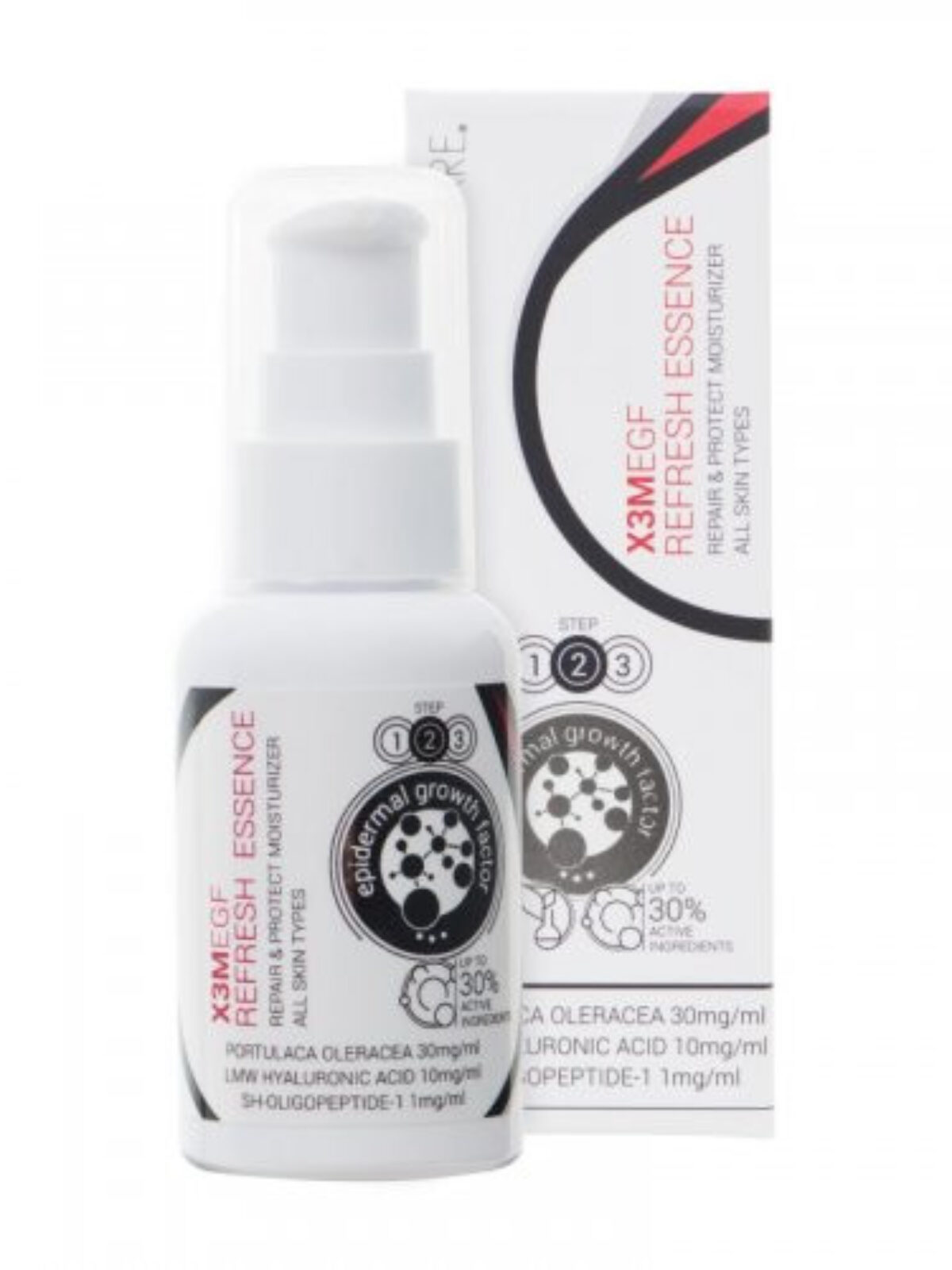 esencija 2 cliniccare x3m egf refresh essence moisturizer drekinanti ir gaivinanti veidui.mantinka