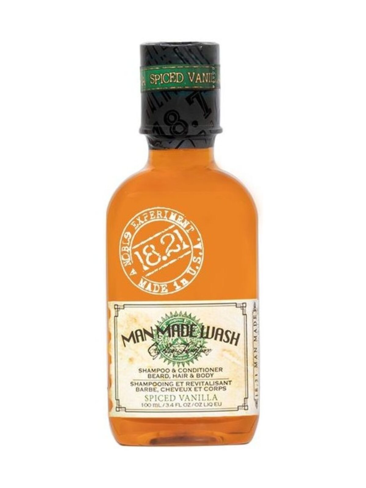 18.21 vanile maziukas sampunas vyrams 3in1