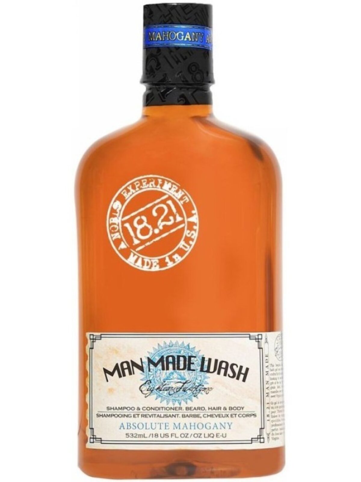 532 ml man made wash absolute mahogany 1821 daugiafunkcinis sampunas man tinka