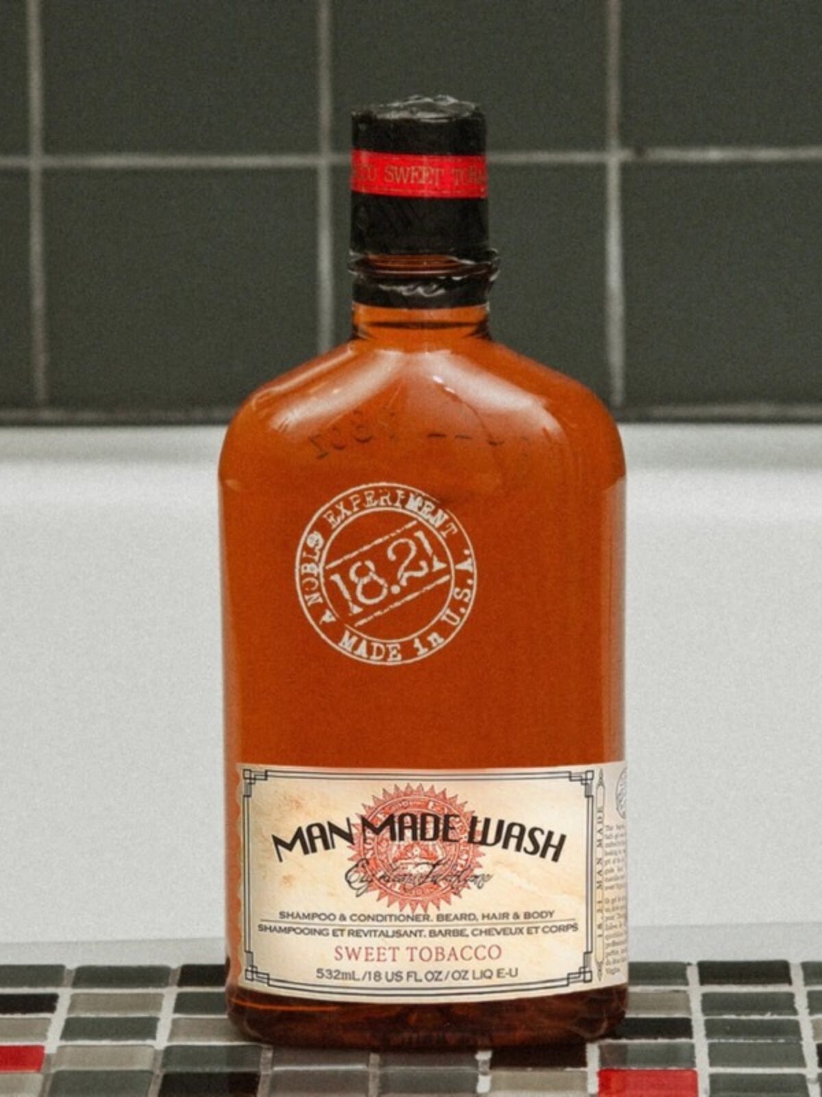 plauku ir kuno prieziuros priemoniu rinkinys vyrams 1821 man made faux book gift set sweet tobacco gsv11st (1)